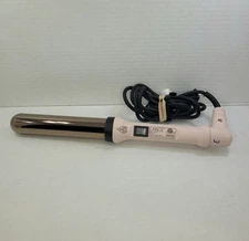 L'ange Hair Curling Wand HT015B Lange Curling Iron 1-1/4" Titanium Pink Tested