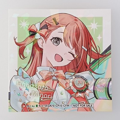 Minori Hanasato Project SEKAI 5th Anniv. Festival Bonus Holo Sticker aus Japan
