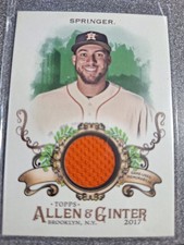 George Springer FSRB-GSP 2017 Allen Ginter Patch (MEM) AD25