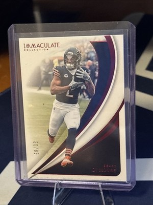 2024 Panini Immaculate Collection - Action D.J. Moore, D.J. Moore #36 Red /65