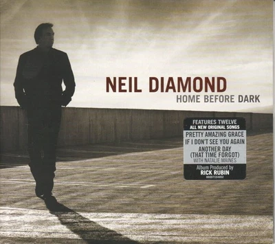 Neil Diamond Home Before Dark CD Europa Columbia 2008 In Info-Aufkleber Tri-Fold - Bild 1 von 3