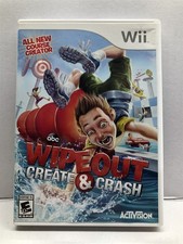 Wipeout Create and Crash (Nintendo Wii) Clean & Tested Working - Free Shipping