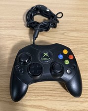 Original OEM Xbox Controller S Type Black 🔥TESTED🔥 Og X Box MICROSOFT 