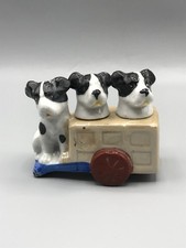 Antike Salzstreuer Hunde Salz Pfeffer Streuer Alt Antik Japan Porzellan Vintage
