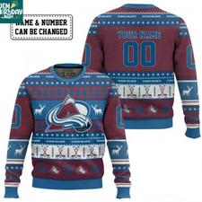 Personalized Colorado 1Avalanche Find A Way 2025 Christmas Ugly Sweater