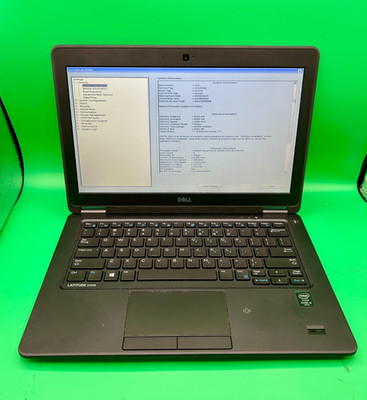 Dell Latitude E7250 12.5'' Laptop Intel i5-5300 2.30GHz 8GB RAM Without Storage