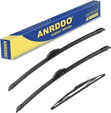 3 Tergicristalli Ricambio per Parabrezza Nissan Kicks 2018 2019 2020 2021 2022 2023