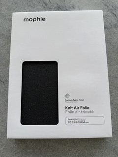 Mophie Knit Air Folio für iPad Air 11 Zoll und 10 9 Zoll schwarz