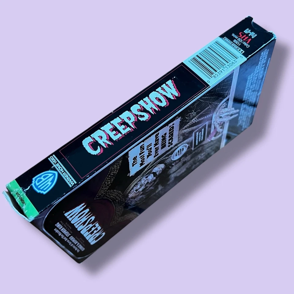 Creepshow VHS Tape 1982 1987 80s Stephen King Movie Stories George Romero Foto 3 de 4