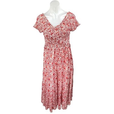off the shoulder dress formal Reece Lace Beaded Off the Shoulder Satin Gown Red / Medium