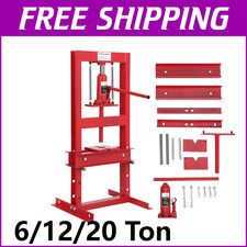 6 12 20 Ton Hydraulic Shop Press With Press Plates H-frame Benchtop Press Stand 6 12 20 Ton Hydraulic Shop Press With Press Plates H-frame Benchtop Press Stand