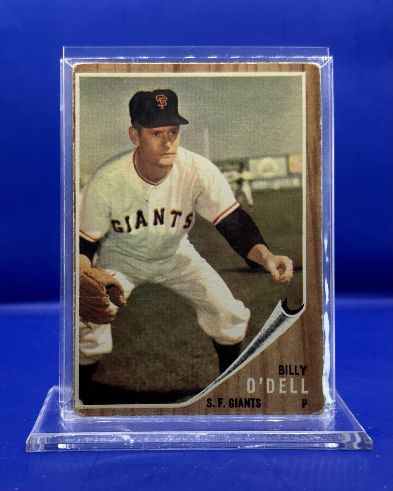 1962 Topps # 429 Billy O'Dell card San Francisco Giants