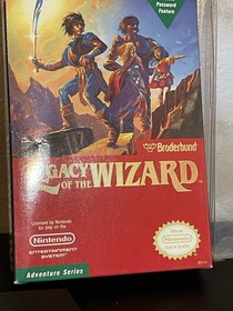 Legacy of the Wizard CIB NES 1989 Dragon Slayer IV: Drasle Family RPG