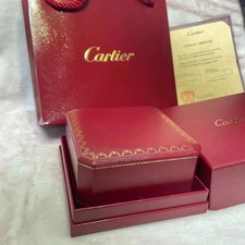 Red Bracelet Empty Jewelry Box Set with Certificate & Outer Box Signature Case