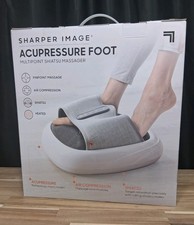 Sharper Image Acupressure Foot Massager Multipoint Shiatsu with Compression Heat