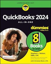 QuickBooks 2024 All-in-One For - Paperback, by Nelson Stephen L. - Very Good