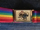 Vintage Baker Smurf Adjustable Kids Stretch Rainbow Belt — photo 2
