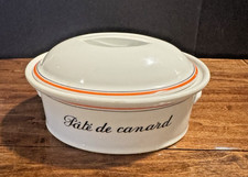 Pillivuyt France White Porcelain Covered Tureen Casserole Dish