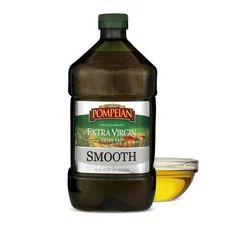 Pompeian Smooth Extra Virgin Olive Oil, Contains 101 Fl Oz (Pack of 1) 