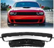 Front Bumper Lower Grille Black Compatible with 2015-2022 Dodge Challenger