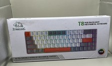 ZIYOU LANG T8 Wired Mechanical Gaming Keyboard RGB/LED  w/ USB Type C  NIB