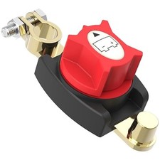 Top Post Battery Disconnect Switch, On/Off Battery Power Cut Off NEW Top Post