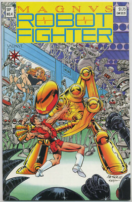 Magnus Robot Fighter 4 NM/M 9.8 Valiant 1991 Leeja Clane Art Nichols | eBay