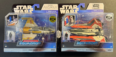 Star Wars Micro Galaxy Marrok's Fiend Fighter & Maul's Nightbrother Chase Set