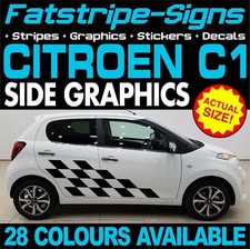 fits CITROEN C1 GRAPHICS STRIPES STICKERS DECALS VINYL VTi FEEL FLAIR FURIO