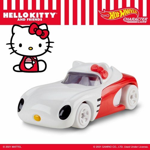 Hello Kitty by Sanrio Hot Wheels Character Car - Picture 2 of 8