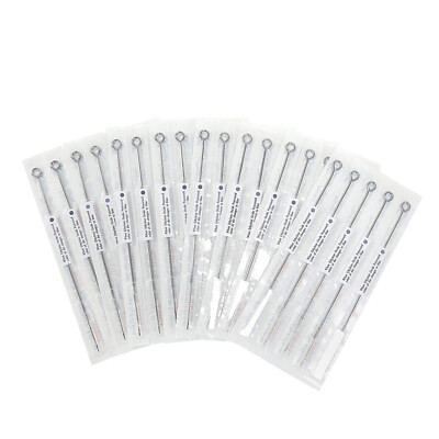 50 Mixed Assorted Sterile Tattoo Needles - 6 Sizes - 1 3 5 7 9 11 RL Round Liner