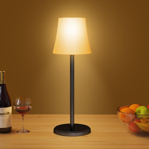 Lampada Da Tavolo Senza Fili Con 3 Modalità Color+Rgb, Lampada Da Comodino Ricar - Foto 8 di 12