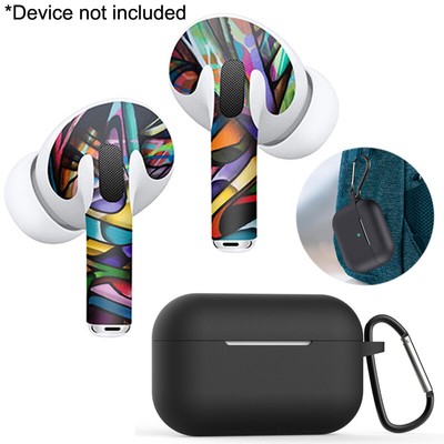 Download Apple Airpod Pro Black Graffiti Skin Wrap Vinyl & Airpods ...