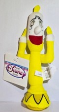 Disney Store Beauty and the Beast LUMIERE 8" Bean Bag Plush New w/ Tags MINT