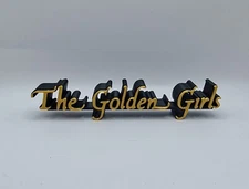 1980s TV Show The Golden Girls Logo Sign Desk Shelf Art