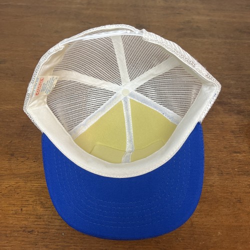 Vintage Borrell Cable Systems Hat Cap Foam & Mesh Snapback Trucker One Size - Picture 6 of 7
