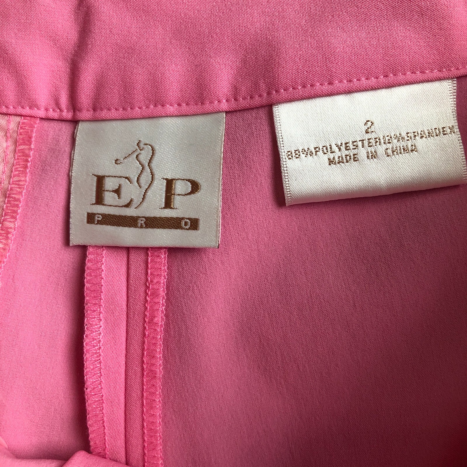 EP Pro Shorts Womens 4 Pink Chino Golf Stretch Mid Ri… Gem