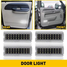 4Pc Interior Door Panel Light Reflector For 99-07 Ford Super Duty F250 F350 F450