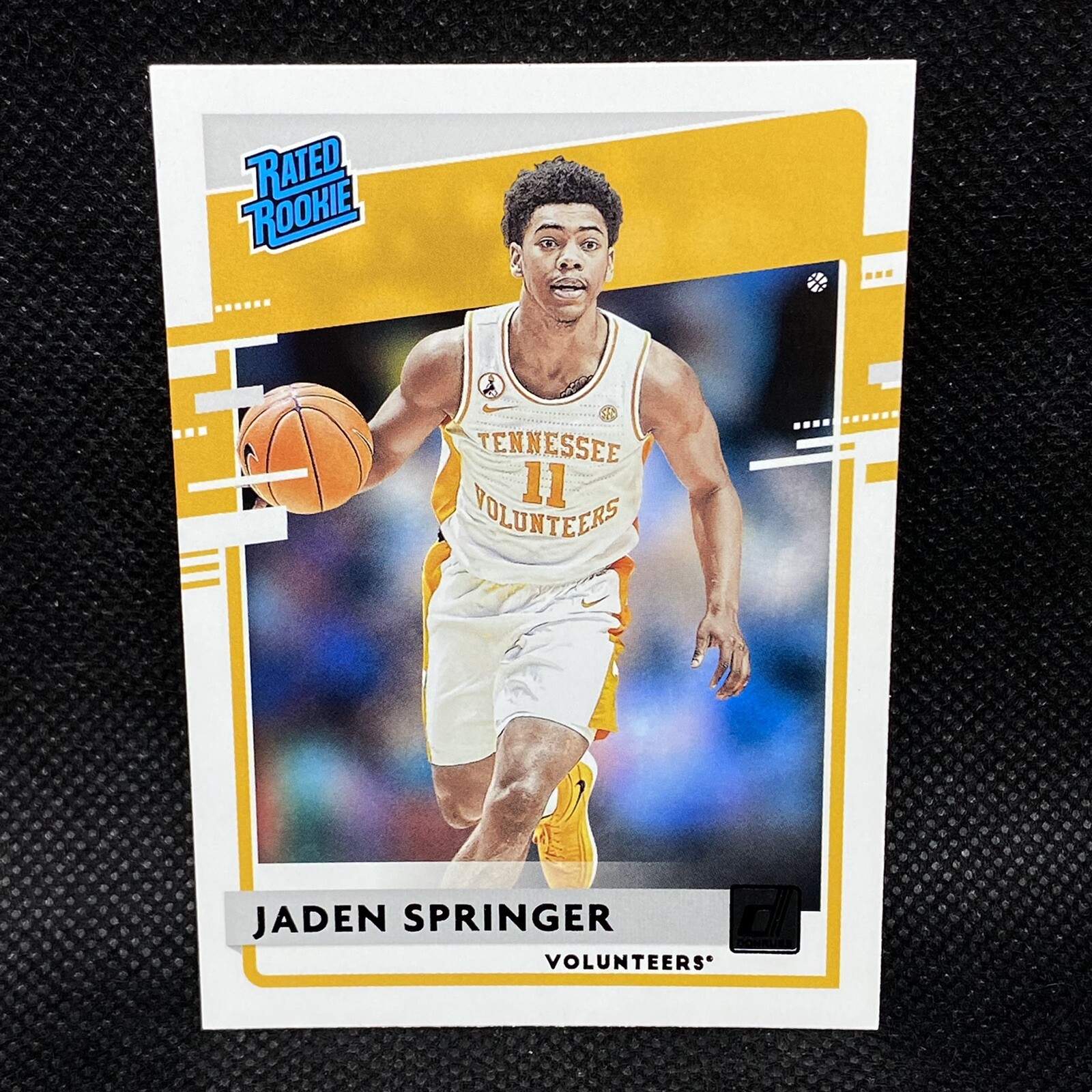Black Foil! 2021 Panini Donruss JADEN SPRINGER RC Philadelphia 76ers Rookie #45