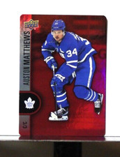 2022-23 Upper Deck Tim Hortons Hockey Red Die-Cut DC-28 Auston Matthews