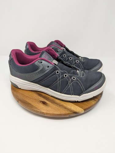 Ryka Summit Damengröße 10M sportliche Turnschuhe grau pink niedrige Wanderschuhe - Bild 1 von 13
