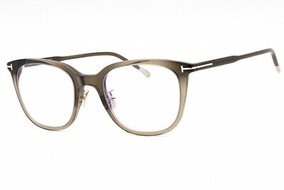 【訳アリSALE】TOM FORD　TF5776-D-B 020　メガネ グレー New Tom Ford FT TF5776-D-B 020 Square Crystal Gray Eyeglasses