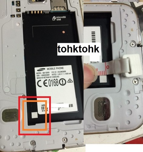 x20 water liquid damage indicator warranty sticker Samsung Galaxy S5 G900 Note - Photo 3 sur 3