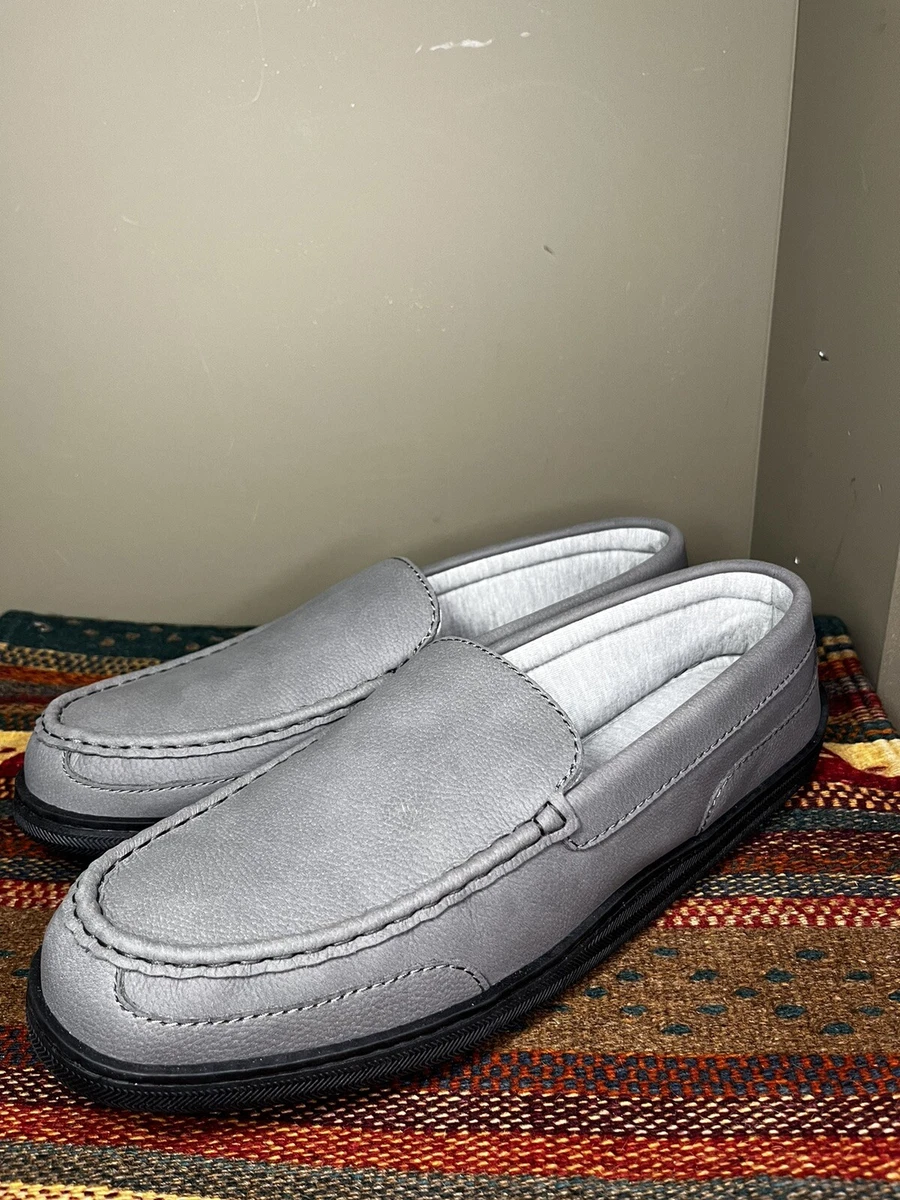 My Pillow Myslippers Men Charcoal Gray Slippers Moccasins Size 14