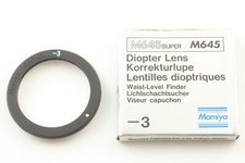  Open Box Mamiya -3 Diopter Lens for M645 Waist-level Finder eyepiece JAPAN
