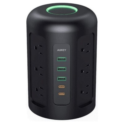 AUKEY PowerHub XL 12 Socket Power Hub AC USB USB-C Surge Protector PA-S24