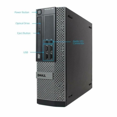 Dell OptiPlex 790 SFF (256GB SSD, Intel Core i5 2nd Gen, 3.1GHz, 8GB) PC Desktop - 第 1/5 張圖片