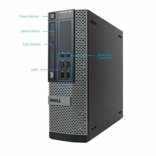 Dell OptiPlex 790 SFF (256GB SSD, Intel Core i5 2nd Gen, 3.1GHz, 8GB) PC Desktop - Picture 1 of 5