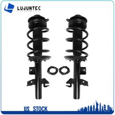 Set (2) Front Complete Struts With Coil Spring For Jeep Cherokee AWD 2014-2018