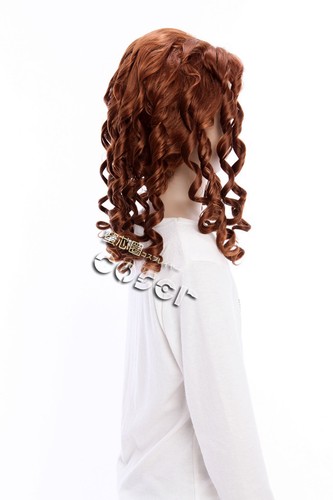 W-35 Durarara Tom Tanaka braun Locken Party Cosplay Perücke Wig Anime Manga - Bild 3 von 5